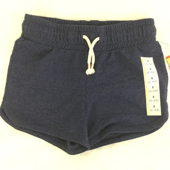 NWT Cat & Jack Blue Stretchy Drawstring Shorts - Picture 1 of 1